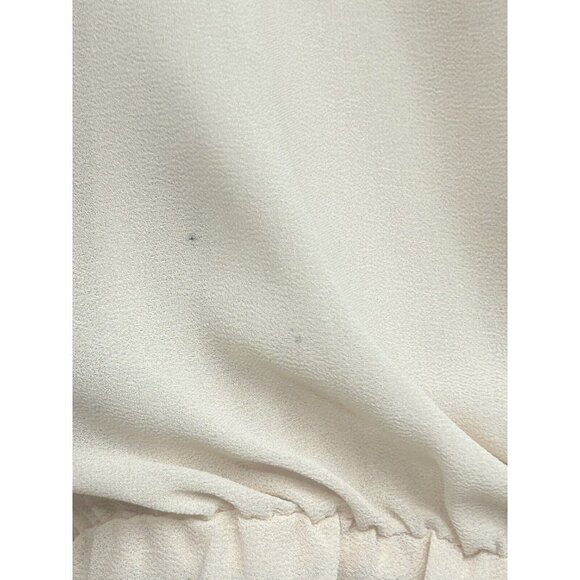 Lovers + Friends Romper Size Small Beige Pale Pink Long Sleeve Sheer Festival - Picture 14 of 15